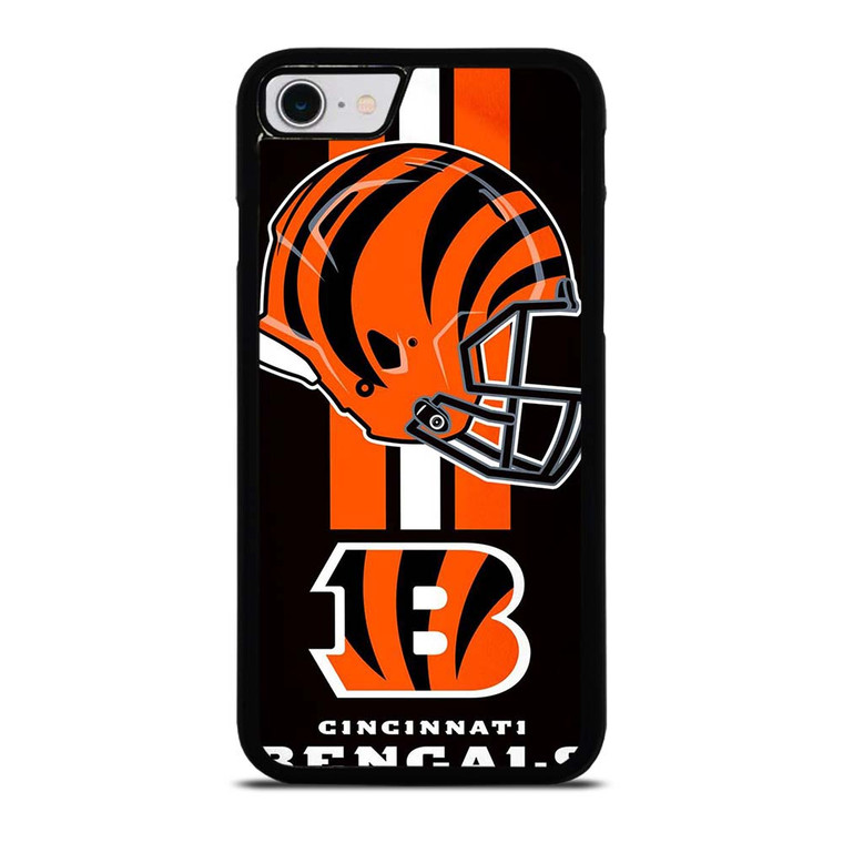 CINCINNATI BENGALS NFL HELMET iPhone SE 2022 Case Cover