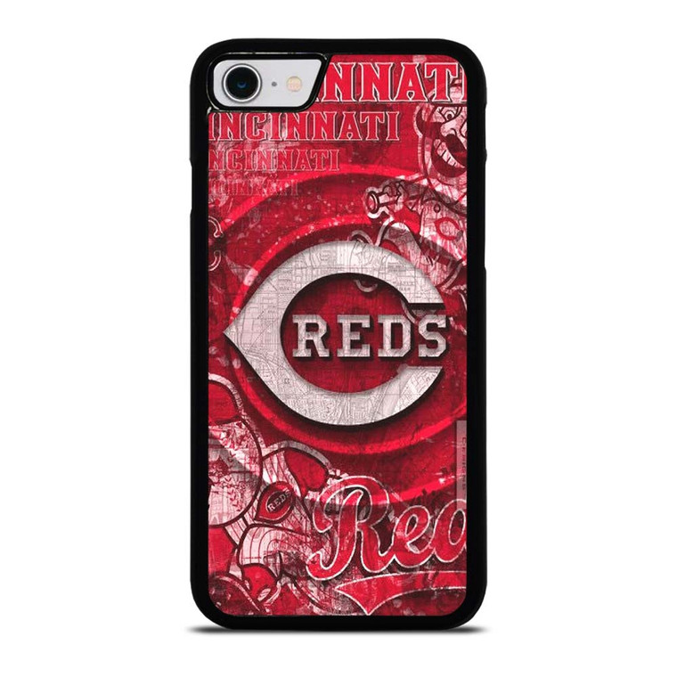 CINCINNATI REDS BASEBALL LOGO iPhone SE 2022 Case Cover