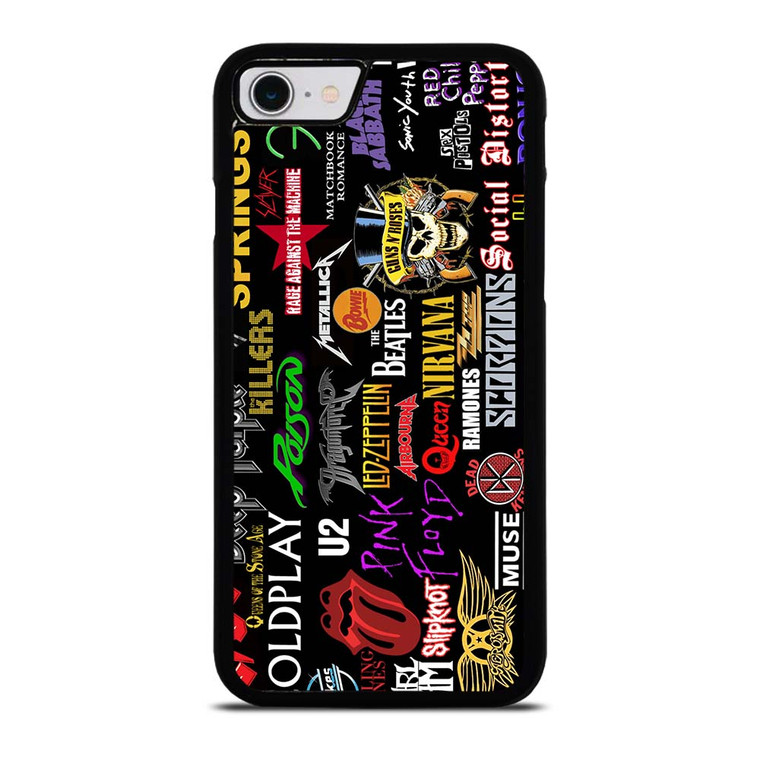 CLASSIC ROCK BAND COLLAGE iPhone SE 2022 Case Cover