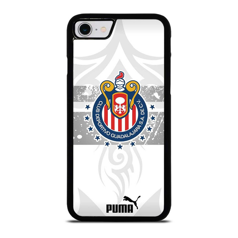 CLUB DEPORTIVO GUADALAJARA PUMA WHITE iPhone SE 2022 Case Cover