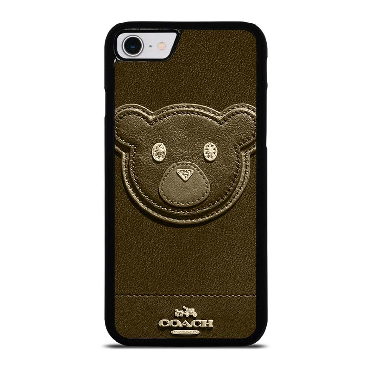 COACH NEW YORK BROWN BEAR iPhone SE 2022 Case Cover