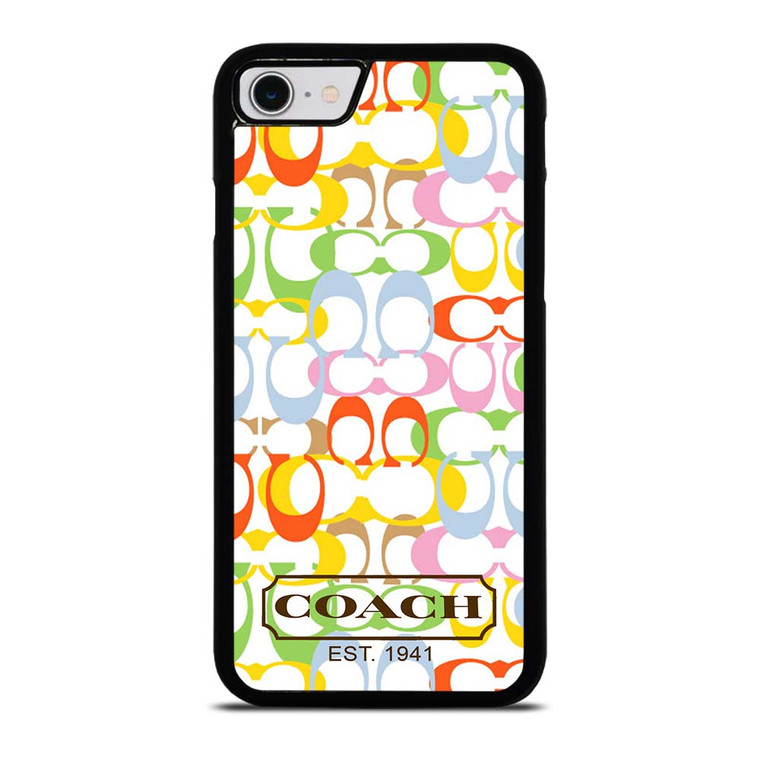 COACH NEW YORK COLORFUL iPhone SE 2022 Case Cover