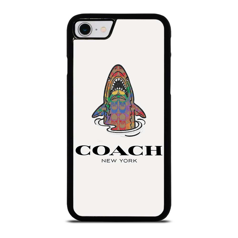 COACH NEW YORK SHARK iPhone SE 2022 Case Cover