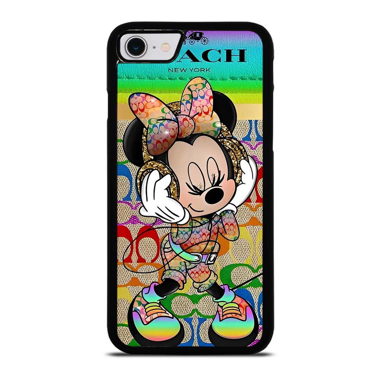 COACH RAINBOW MICKEY iPhone SE 2022 Case Cover