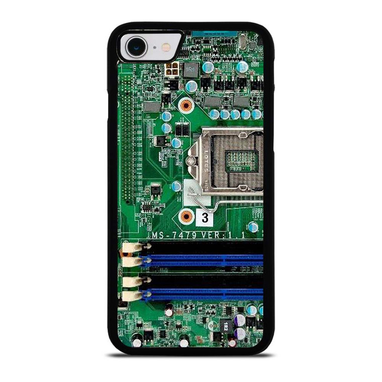 COMPUTER MOTHERBOARD iPhone SE 2022 Case Cover