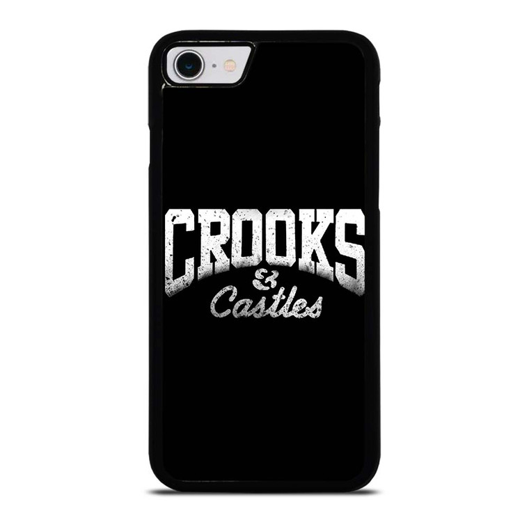 CROOKS AND CASTLES LOGO BLACK iPhone SE 2022 Case Cover