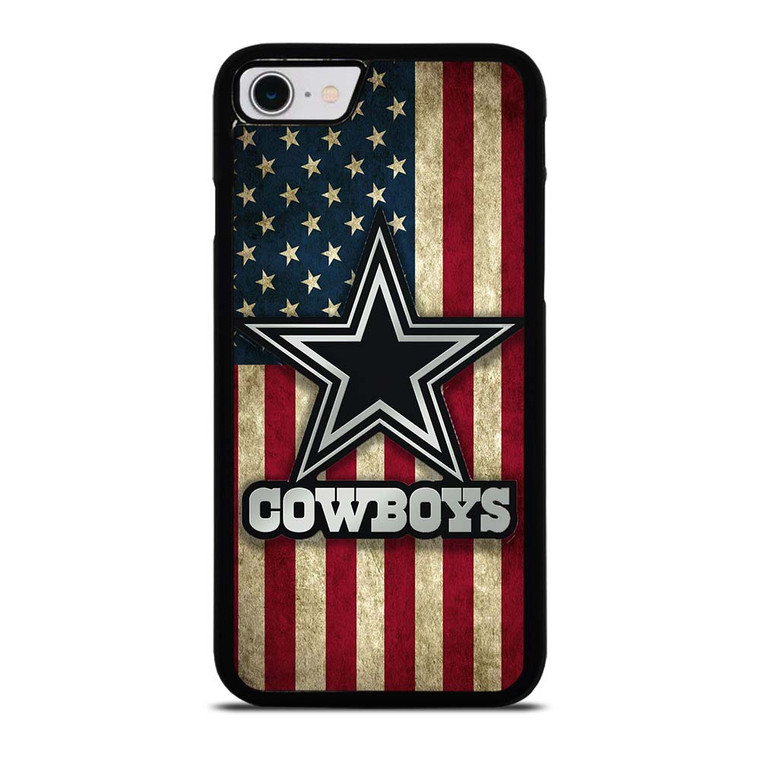 DALLAS COWBOYS AMERICAN FLAG iPhone SE 2022 Case Cover