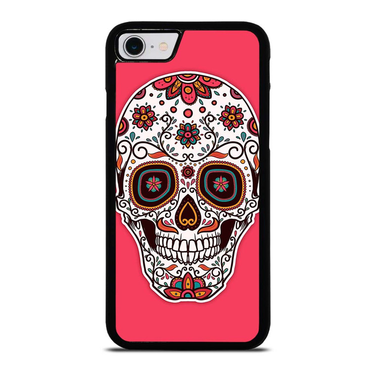 DAY OF THE DEAD PINK iPhone SE 2022 Case Cover
