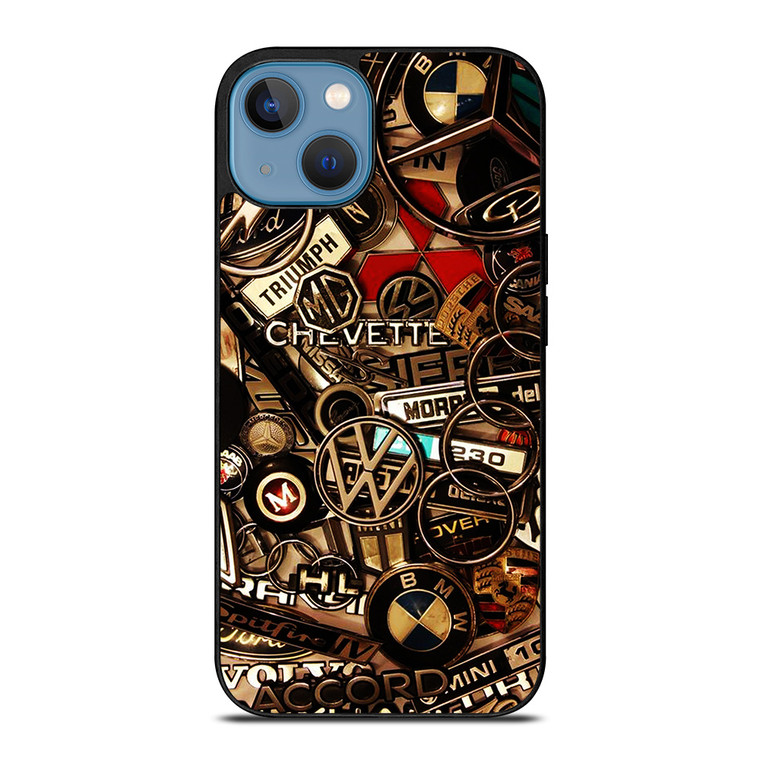ALL CARS METAL LOGO iPhone 13 Case Cover