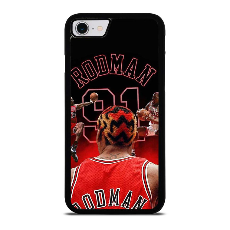 DENNIS RODMAN CHICAGO BULLS COOL iPhone SE 2022 Case Cover