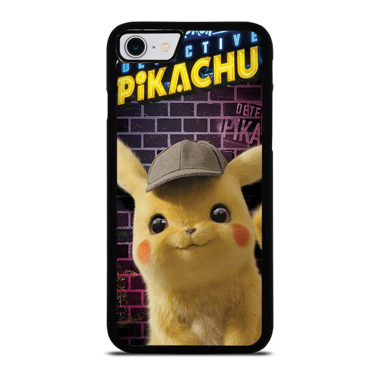 DETECTIVE PIKACHU CUTE POKEMON iPhone SE 2022 Case Cover