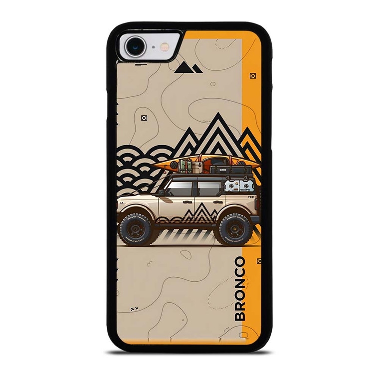 FORD BRONCO ADVENTURES CAR iPhone SE 2022 Case Cover