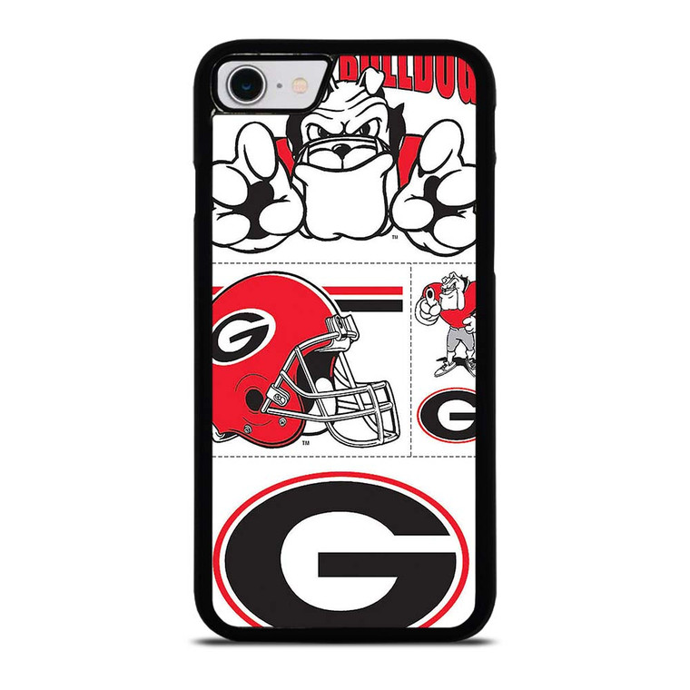 GEORGIA BULLDOGS STICKER COLLECTION iPhone SE 2022 Case Cover