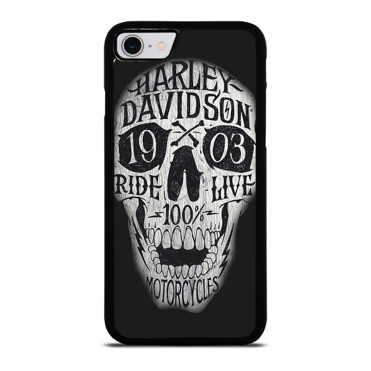 HARLEY DAVIDSON 1903 SKULL iPhone SE 2022 Case Cover