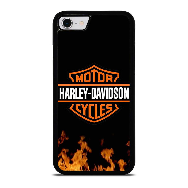 HARLEY DAVIDSON FIRE LOGO iPhone SE 2022 Case Cover