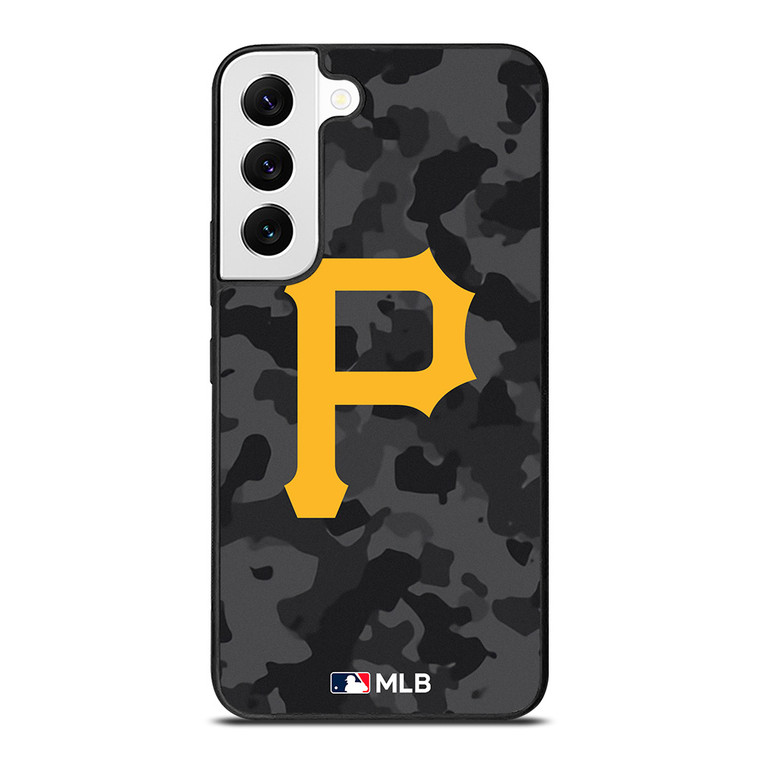 PITTSBURGH PIRATES BASEBALL BLACK CAMO Samsung Galaxy S22 Case Cover