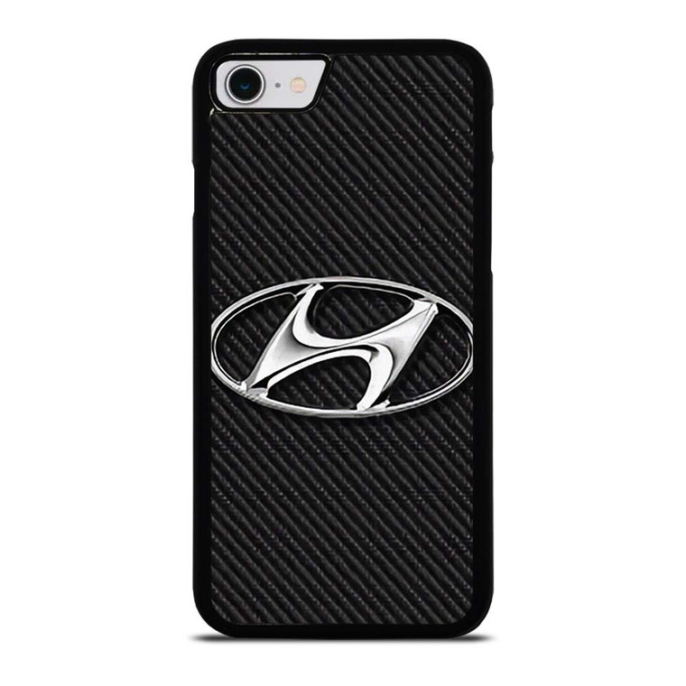 HYUNDAI MOTORS CARBON LOGO iPhone SE 2022 Case Cover