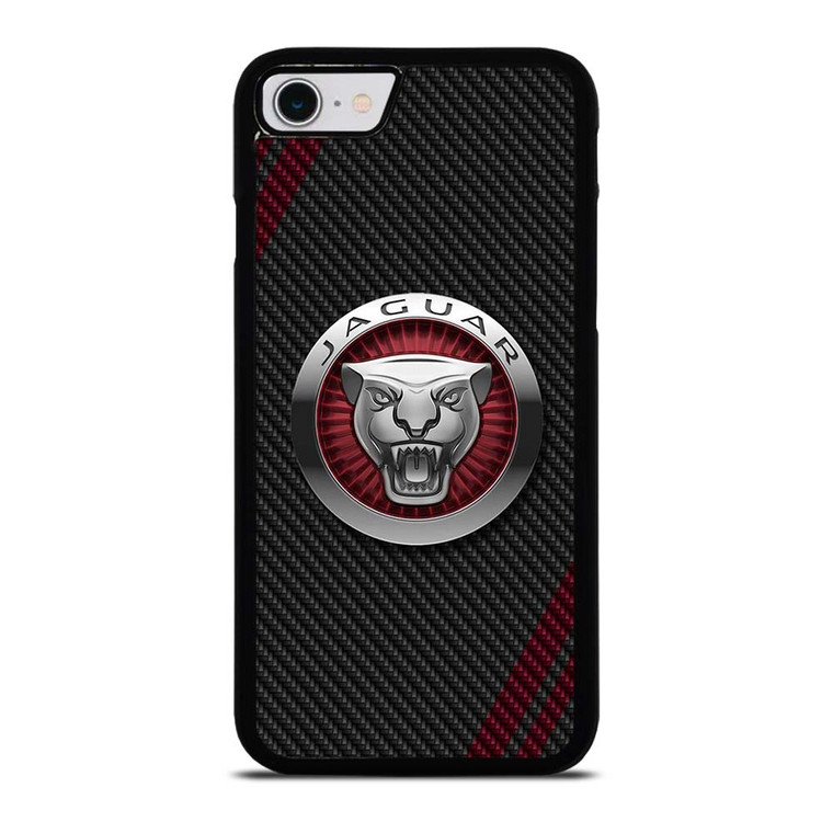 JAGUAR CARBON STRIPE LOGO iPhone SE 2022 Case Cover