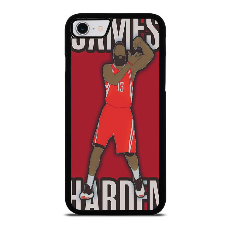 JAMES HARDEN HOUSTON ROCKETS CARTOON iPhone SE 2022 Case Cover