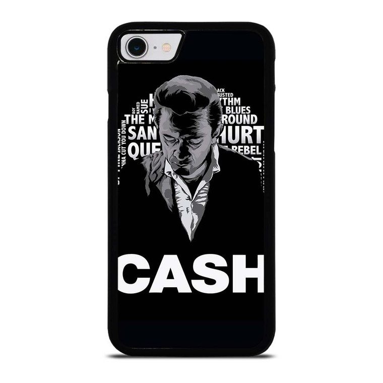 JOHNNY CASH MIDDLE CLIPART iPhone SE 2022 Case Cover