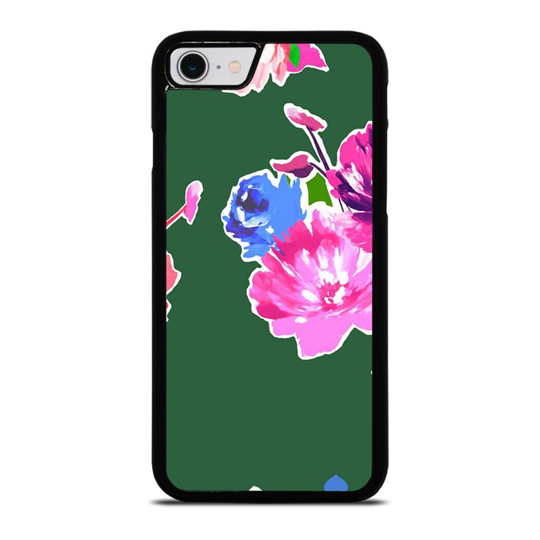 KATE SPADE NEW YORK GREEN FLORAL iPhone SE 2022 Case Cover