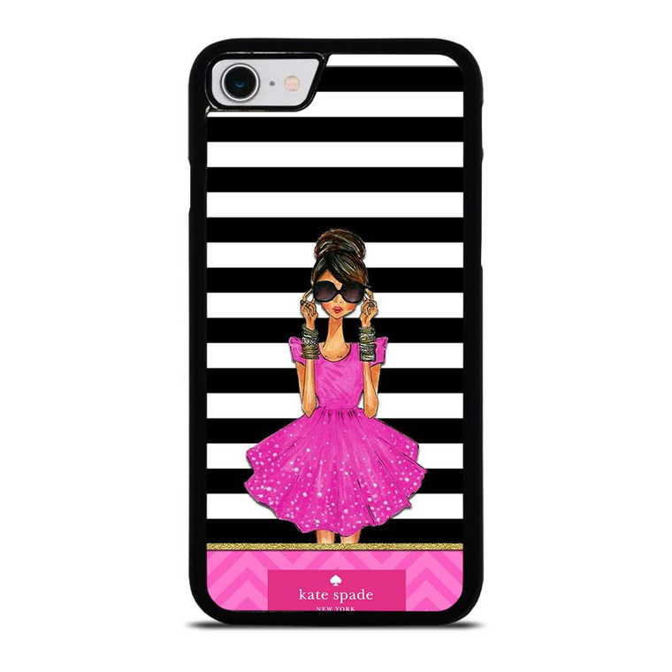 KATE SPADE PINK GIRLS iPhone SE 2022 Case Cover