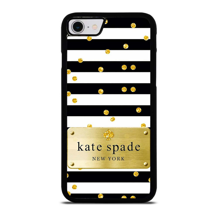 KATE SPADE POLKADOTS GOLD iPhone SE 2022 Case Cover