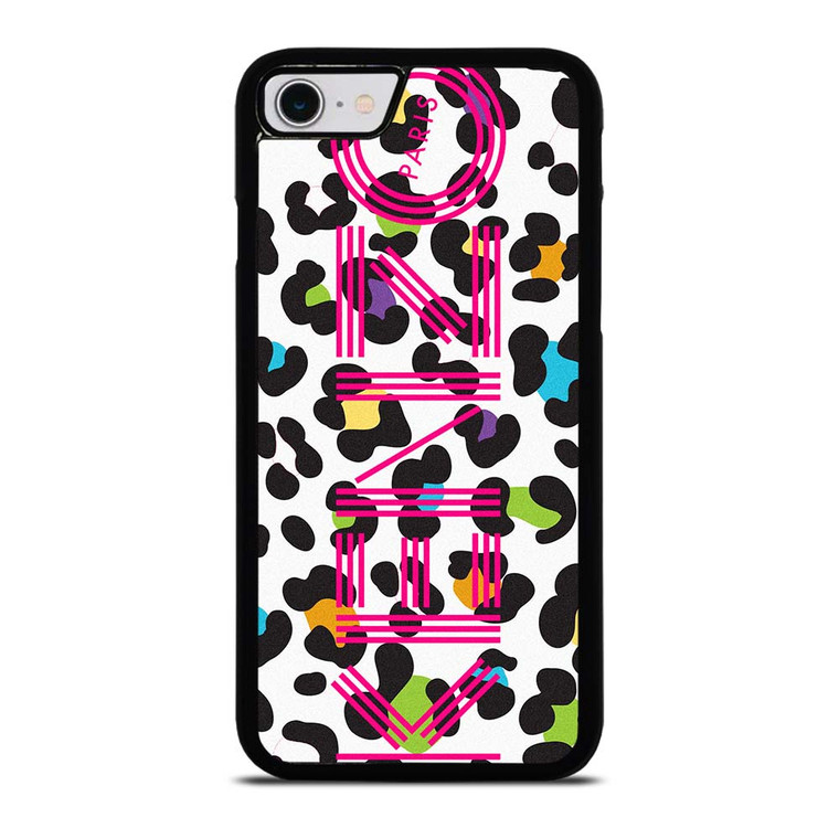 KENZO PARIS COLORFUL LEOPARD iPhone SE 2022 Case Cover