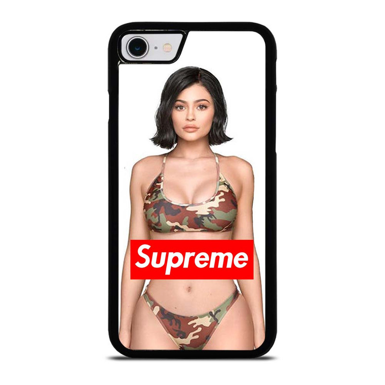 KYLIE JENNER SUPREME CAMO iPhone SE 2022 Case Cover