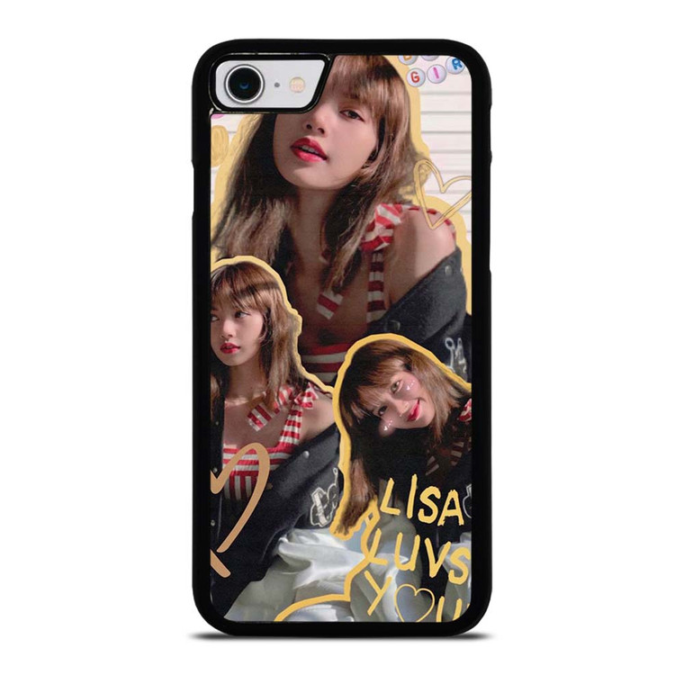 LALISA BLACKPINK CUTE COLLAGE iPhone SE 2022 Case Cover