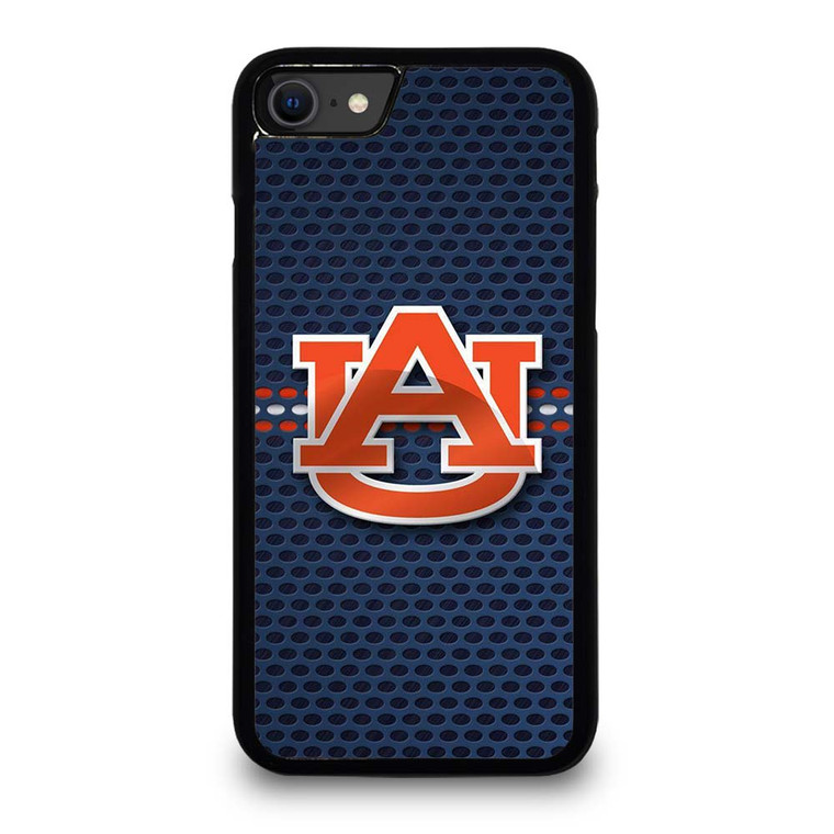 AUBURN TIGERS METAL LOGO iPhone SE 2020 Case Cover