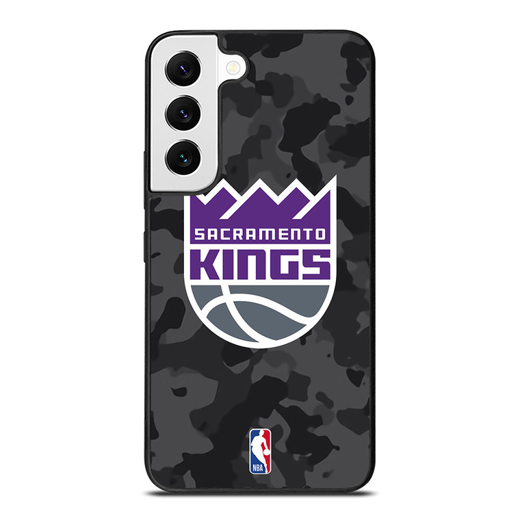SACRAMENTO KINGS BLACK CAMO Samsung Galaxy S22 Case Cover
