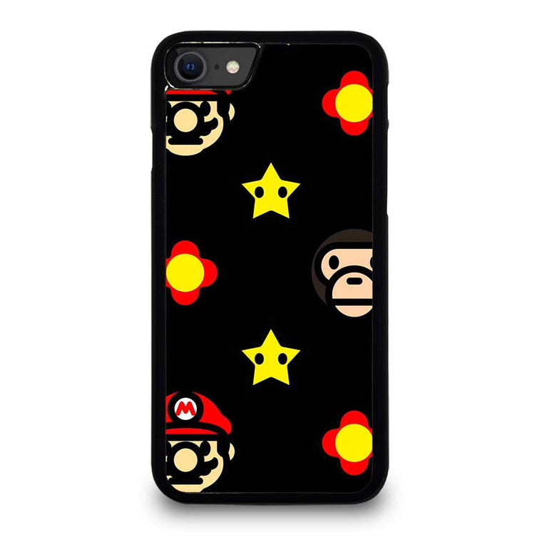 BATHING APE BAPE MARIO BROS iPhone SE 2020 Case Cover