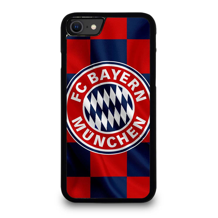 BAYERN MUNCHEN FC FLAG LOGO iPhone SE 2020 Case Cover BAYERN MUNCHEN FC FLAG LOGO iPhone SE 2020 Case Cover
