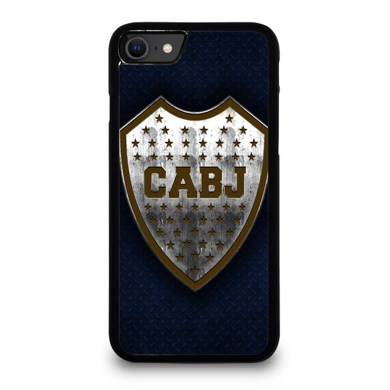 BOCA JUNIORS FC METAL LOGO iPhone SE 2020 Case Cover