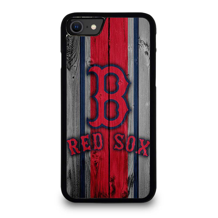 BOSTON RED SOX WOODEN LOGO iPhone SE 2020 Case Cover