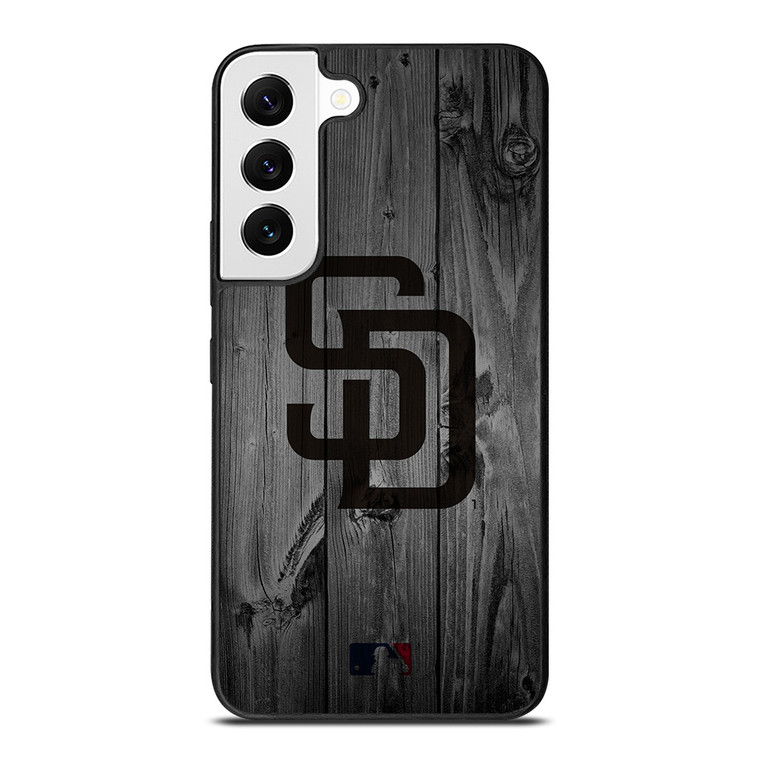 SAN DIEGO PADRES BASEBALL MLB WOOD LOGO Samsung Galaxy S22 Case Cover