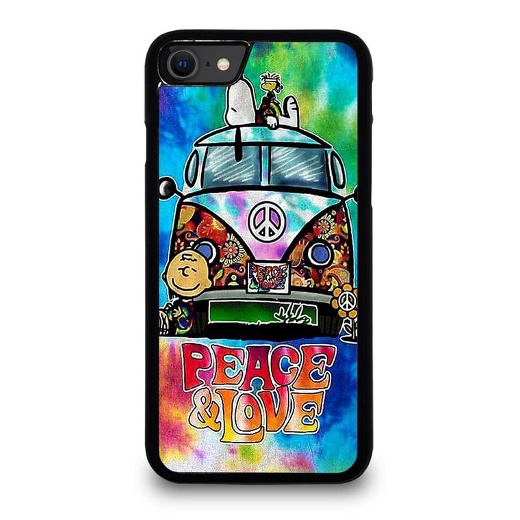 CHARLIE BROWN PEANUTS PEACE LOVE iPhone SE 2020 Case Cover CHARLIE BROWN PEANUTS PEACE LOVE iPhone SE 2020 Case Cover