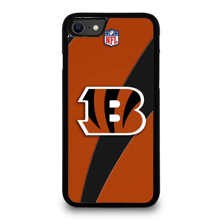 CINCINNATI BENGALS TIGER PATTERN iPhone SE 2020 Case Cover