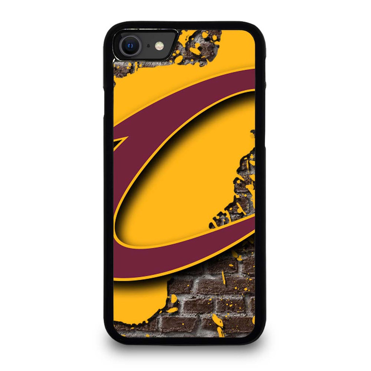 CLEVELAND CAVALIERS WALL SPLASH iPhone SE 2020 Case Cover