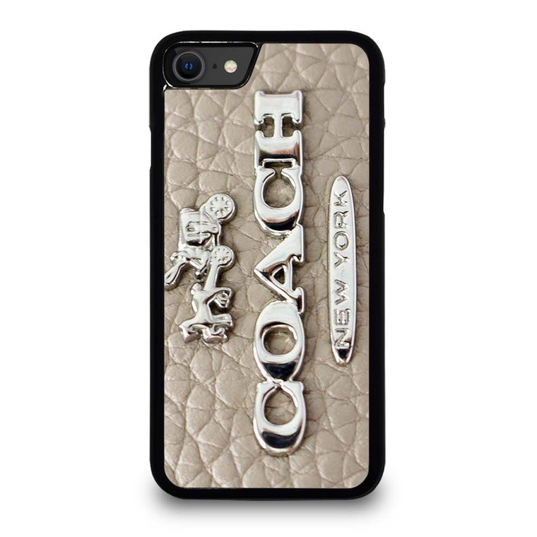 COACH LOGO GLOWING TEXTURE iPhone SE 2020 Case Cover