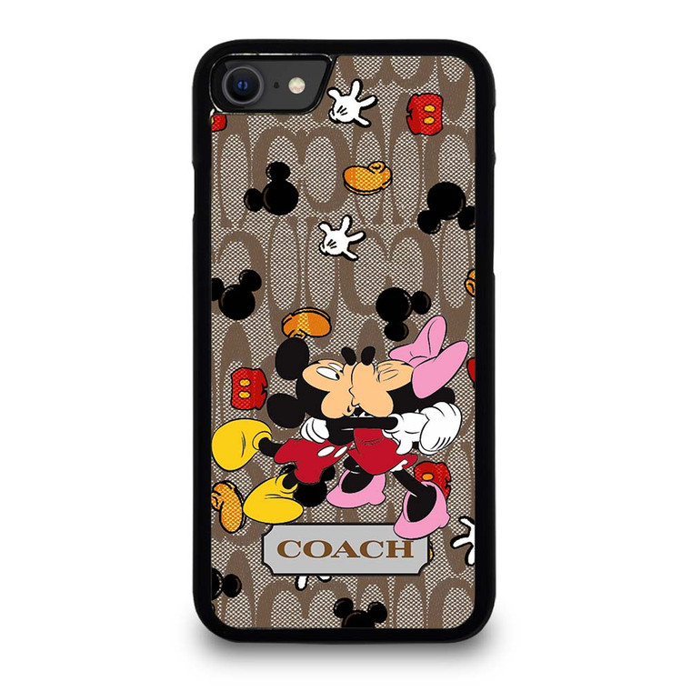 COACH MICKEY MINNIE MOUSE KISS iPhone SE 2020 Case Cover