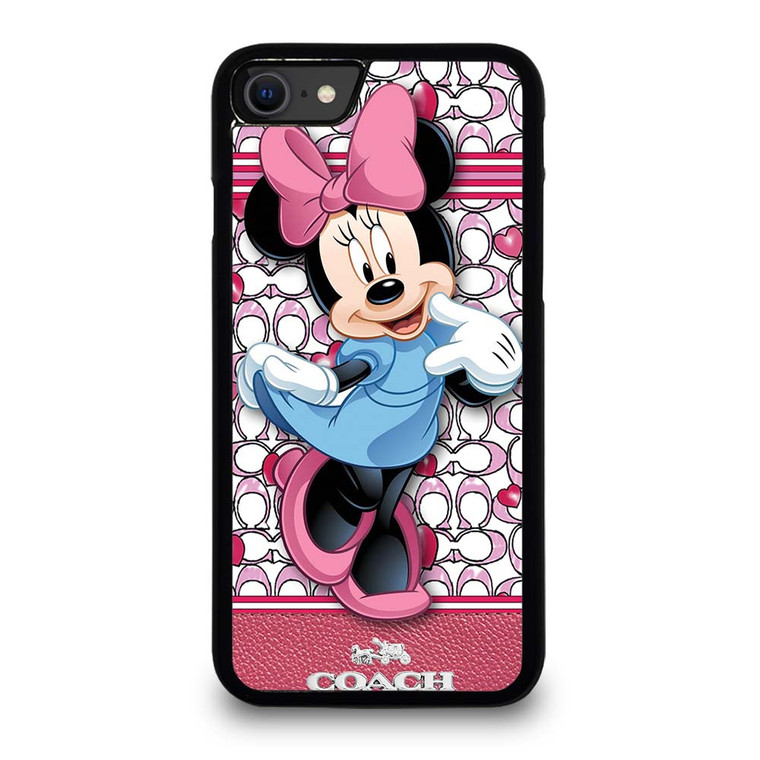 COACH MINNIE MOUSE PINK PATTERN iPhone SE 2020 Case Cover
