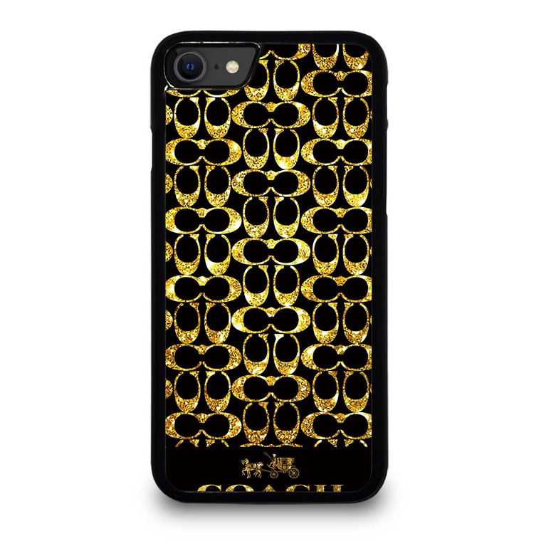 COACH NEW YORK GOLD iPhone SE 2020 Case Cover
