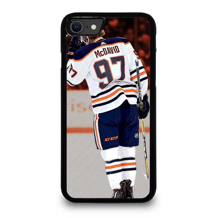 CONNOR MCDAVID EDMONTON OILERS NHL iPhone SE 2020 Case Cover
