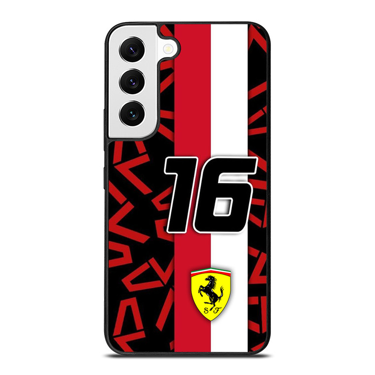 SCUDERIA FERRARI CHARLES LECLERC F1 FORMULA ONE Samsung Galaxy S22 Case Cover