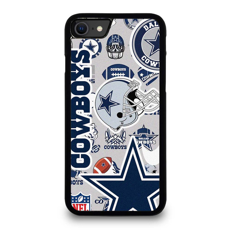 DALLAS COWBOYS NFL STICKER BOMB iPhone SE 2020 Case Cover