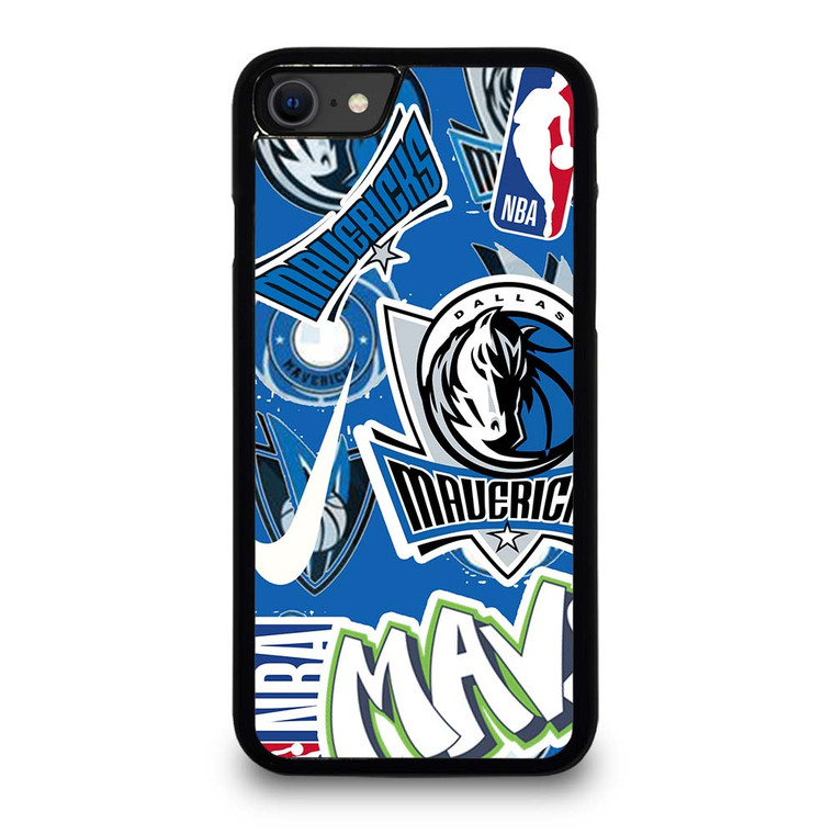 DALLAS MAVERICKS NBA STICKER BOMB iPhone SE 2020 Case Cover