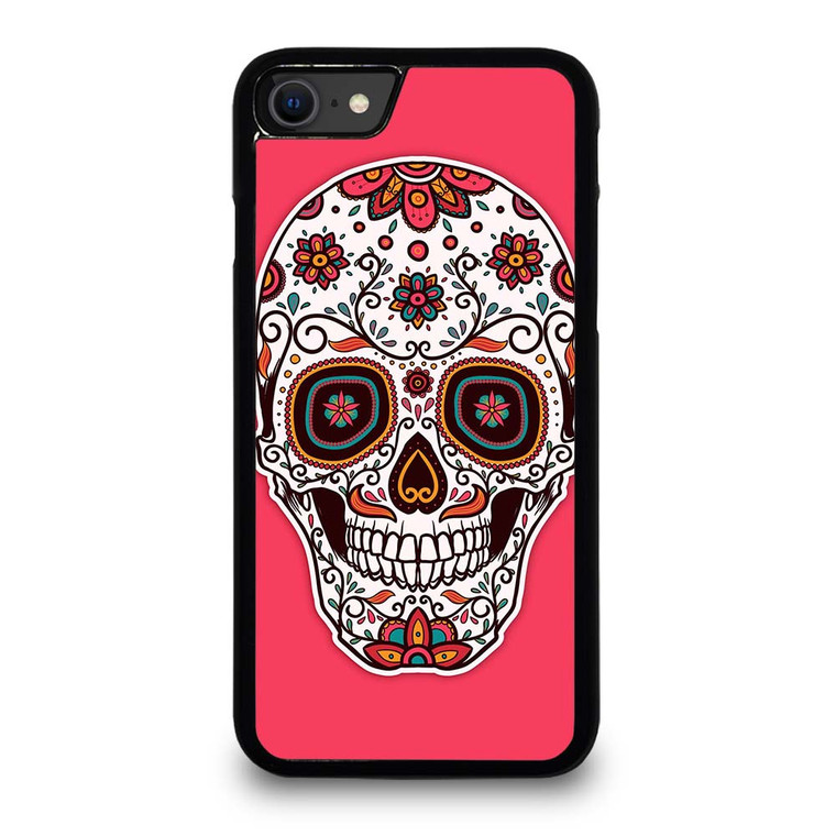 DAY OF THE DEAD PINK iPhone SE 2020 Case Cover