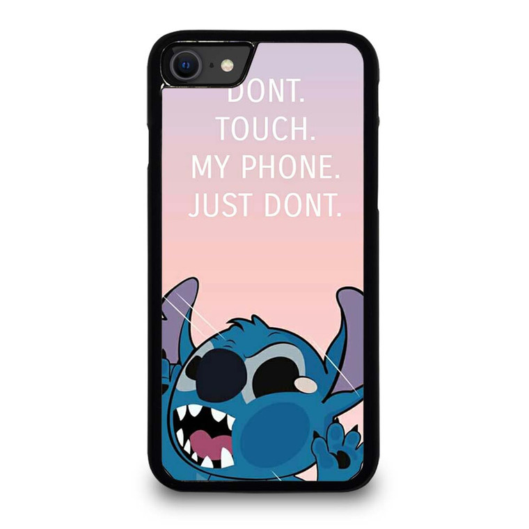 DISNEY STITCH DONT TOUCH MY PHONE  iPhone SE 2020 Case Cover